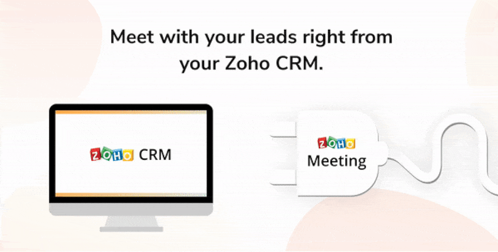 Zoho Meeting y Zoho CRM